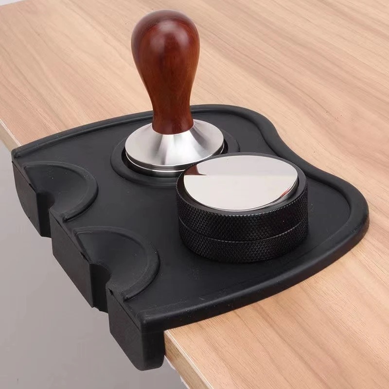 Double Slot Coffee Tamper Mat