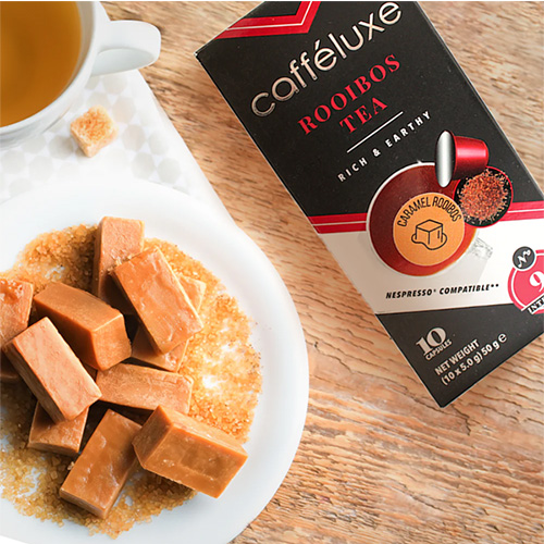 Cafféluxe Rooibos Caramel Tea Nespresso Compatible